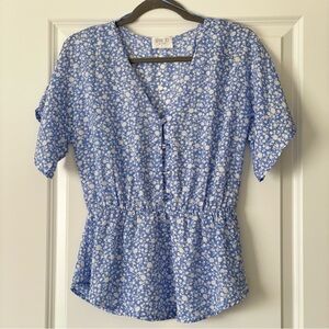 Sienna Sky Floral Button Blouse